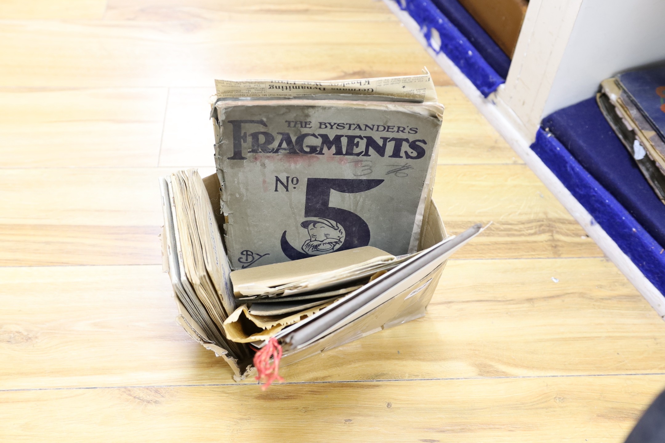 Collection of postcards, cigarette cards and ephemera